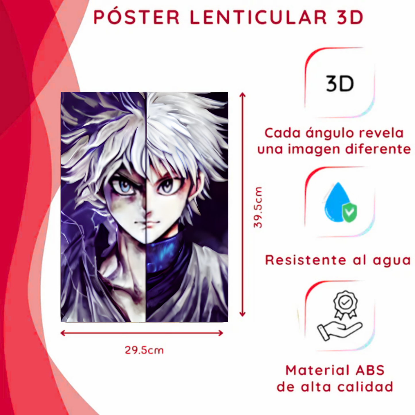 Poster Lenticular 3D Hunter X Hunter